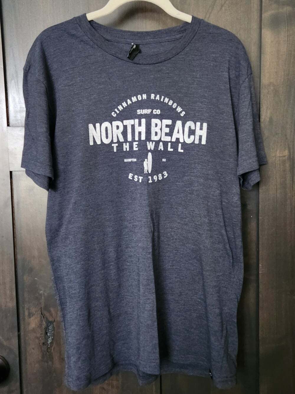 Cinnamon Rainbows Surf C. North Beach The Wall T-Shirt. Men's L Vintage Style